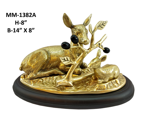 Mentioned In The Image Deer Set Aluminium