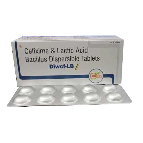 Cefixime & Lactic Acid Bacillus Dispersible Tablets