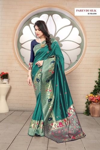 Woven Festival Wear Banarasi Soft Silk Patola Saree