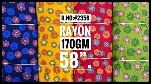 Rayon Mandala Printed Fabric