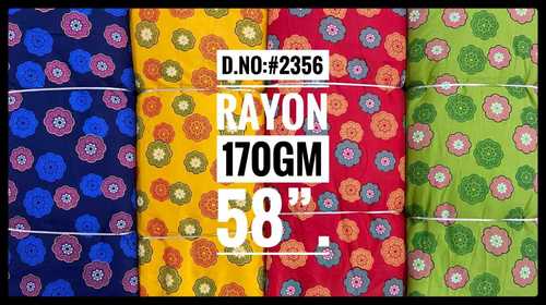 Rayon Mandala Printed Fabric