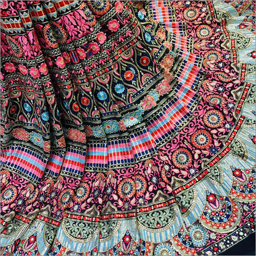 Ladies Printed Lehenga Fabric