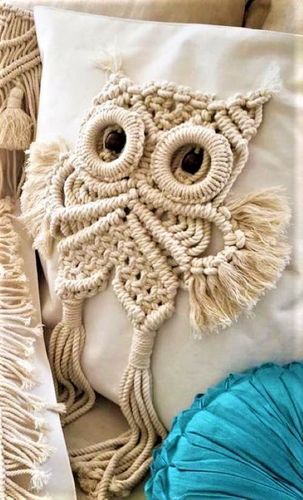 Macrame Cotton Rope Cushion Cover