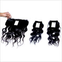 Top Quality Virgin Remy Indian Natural Raw Wavy Thin HD Lace Frontal Closure