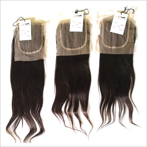 Raw Virgin Straight Hair 5x5 Transparent Lace Closure