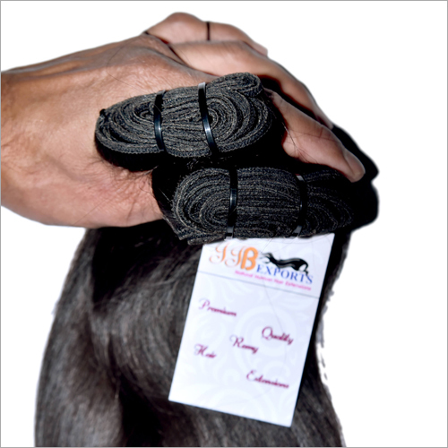 High Quality Natural Raw Virgin Unprocessed Mink Indian Machine Double Wefted Straight Hair Extension