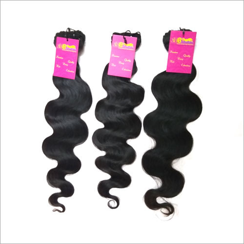 Natural Black High Quality Remy Virgin Bodywave Human Hair Extension