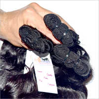 Raw Virgin Single Donor Indian Unprocessed Machine Weft Wavy Hair Extension