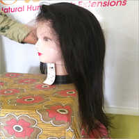 Natural Color Straight Hair Full Lace Wigs Length: 20 Inch (in)