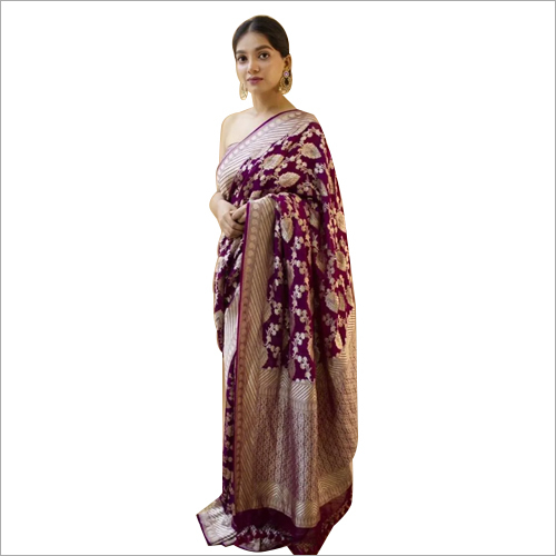 Venilli Saree - Dhola Silk Fabric (5.5 mtr), Bangalore Satin Blouse (0.80 mtr) , Multicolor Printed Style