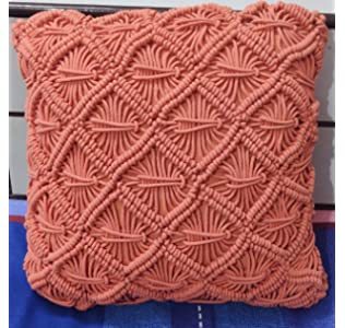 Macrame Cotton Rope Dyed Cushion Cover