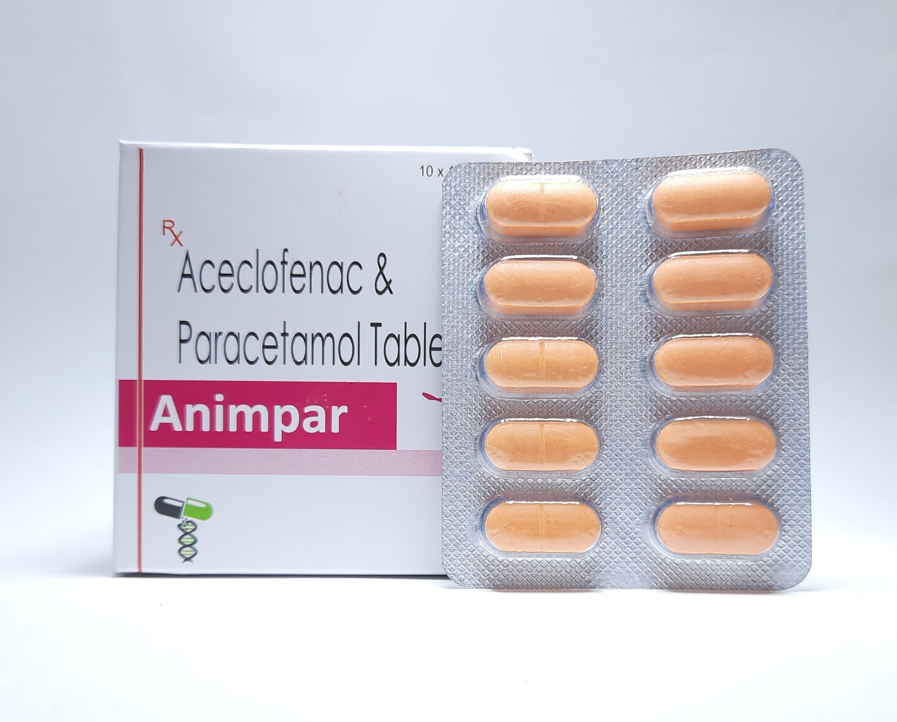 Aceclofenac And Paracetamol Tablets