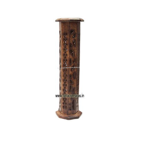 Octagon Tower Burner Mango Wood