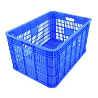 PP HDPE Transshipment Basket Food Vegetable Plastic Crate For sale