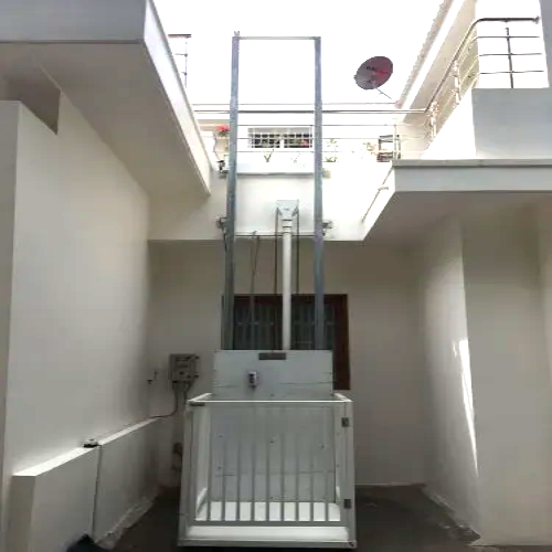 Stainless Steel Vergo Outdoor Handrail Home Lift