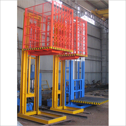 Goods Lift with Safety Arrangement