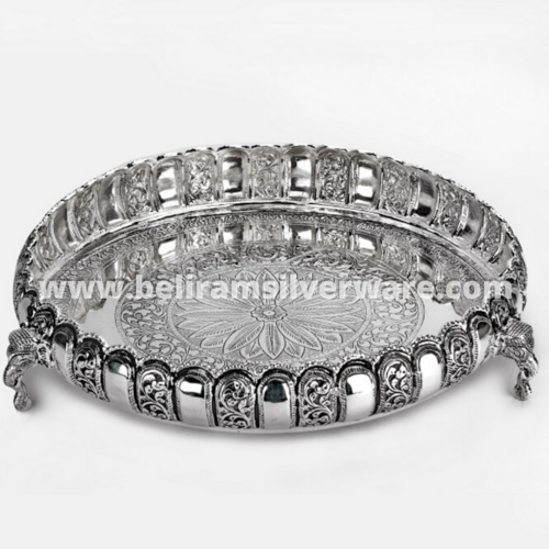 Elephant Legs Antique Nakshi Silver Urli