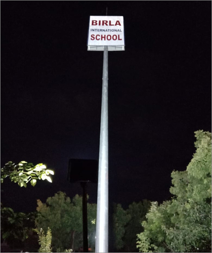 16 Mtt To 22 Mtt Signage Mast Pole