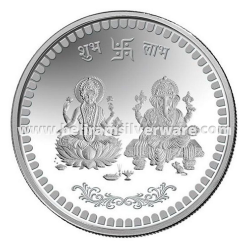 Lakshmi Ganesh Silver Coin