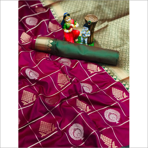 Casual Ladies Bangalori Silk Saree