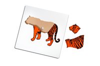 Kidken Tiger Puzzle For 3 Year Old Kids And Above