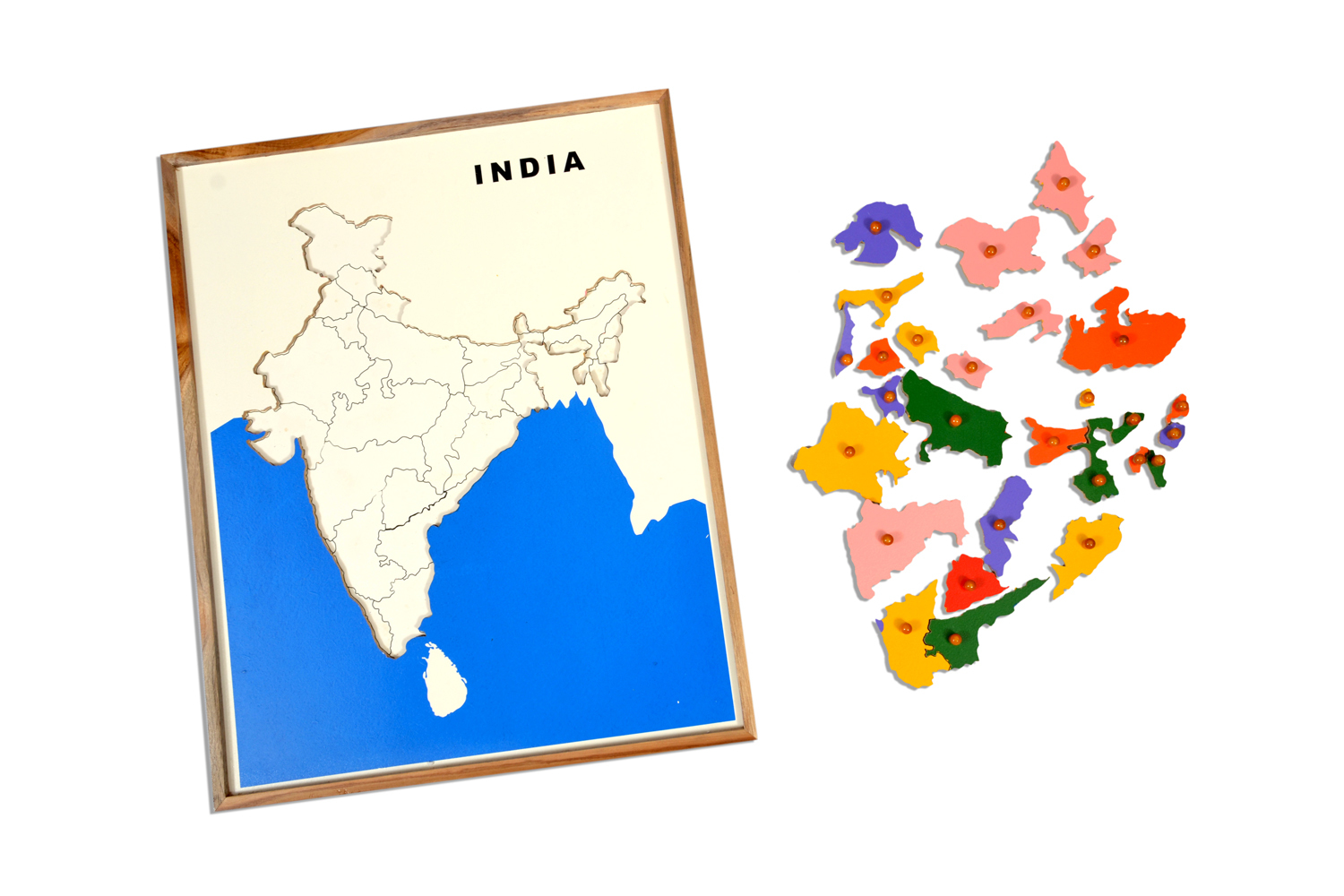 Kidken Mapology of India Puzzle-Educational Toy and Play & Learning Aid Puzzle
