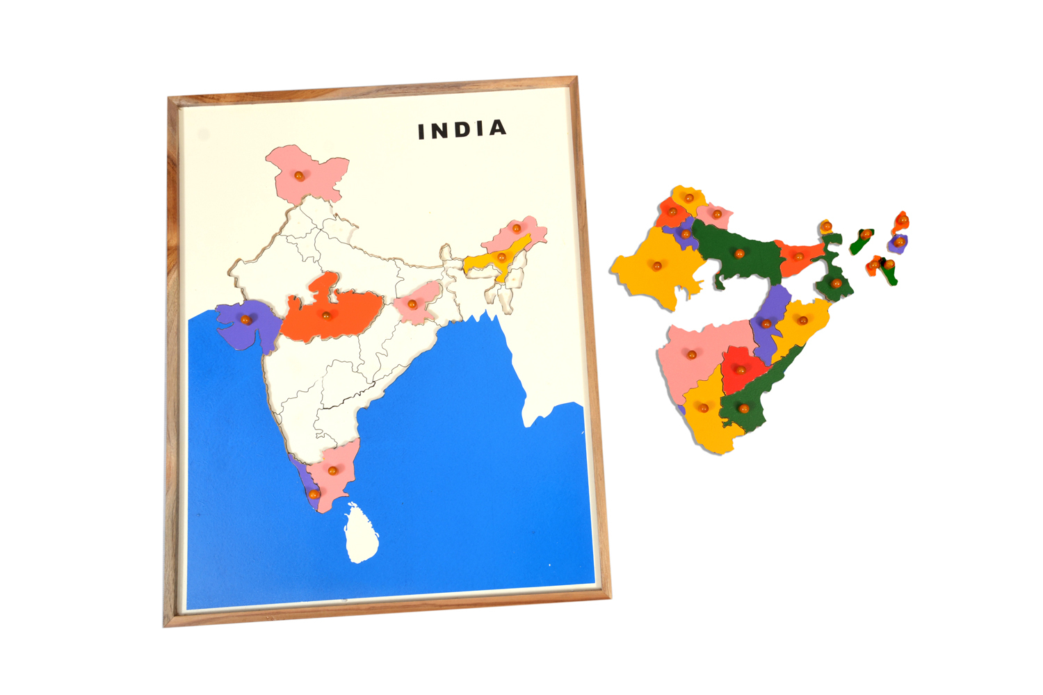 Kidken Mapology of India Puzzle-Educational Toy and Play & Learning Aid Puzzle