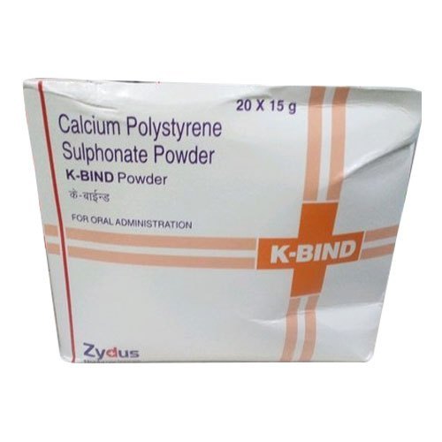 Calcium Polystyrene Sulfonate Powder Sachet Recommended For: All