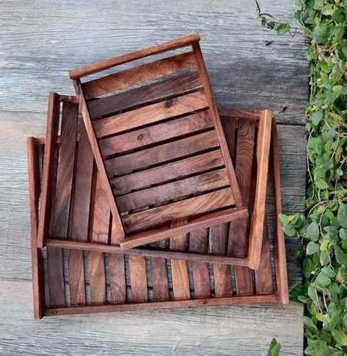Wooden Tray By MATRIX HANDICRAFTS