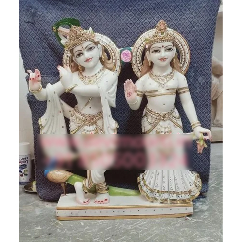 Marble Radha Krishna Moorti