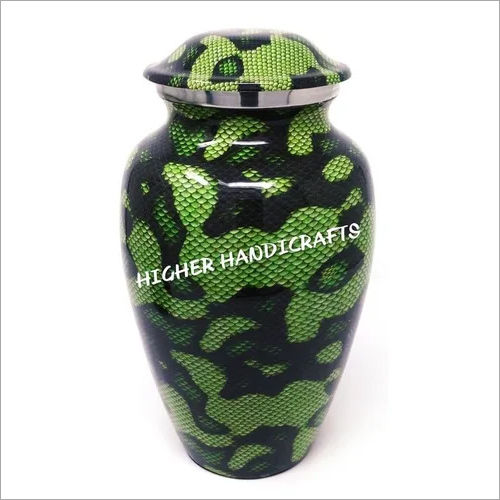 Polishing Aluminium Green Cremation Urn
