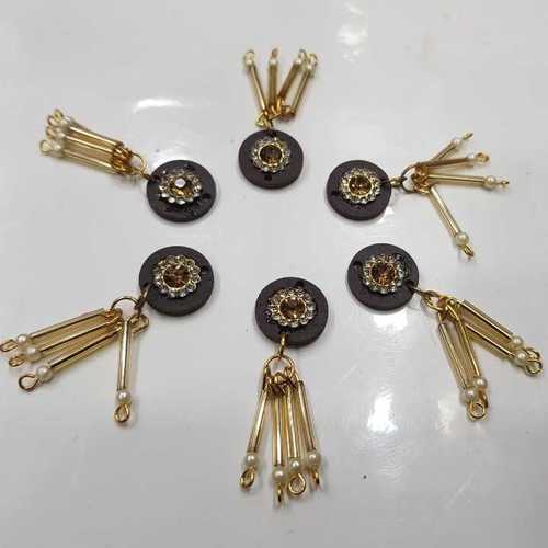 FANCY WOODEN DIAMOND STICKING PIPE(SALLI) LATKAN BUTTON