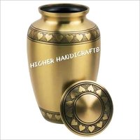Band of Hearts Gold Cremation Urn