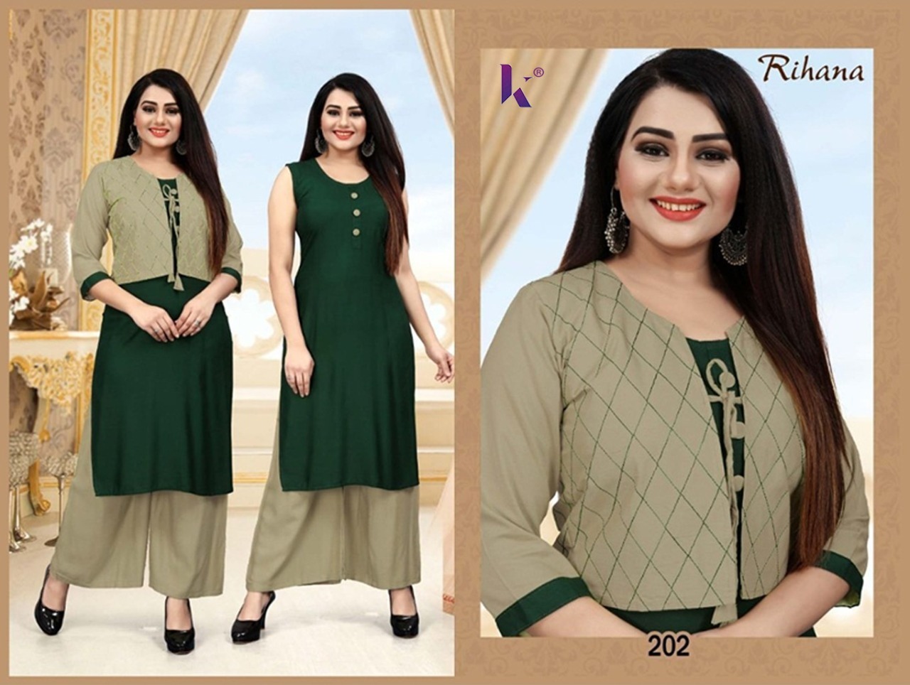 Designer Rayon Kurtis