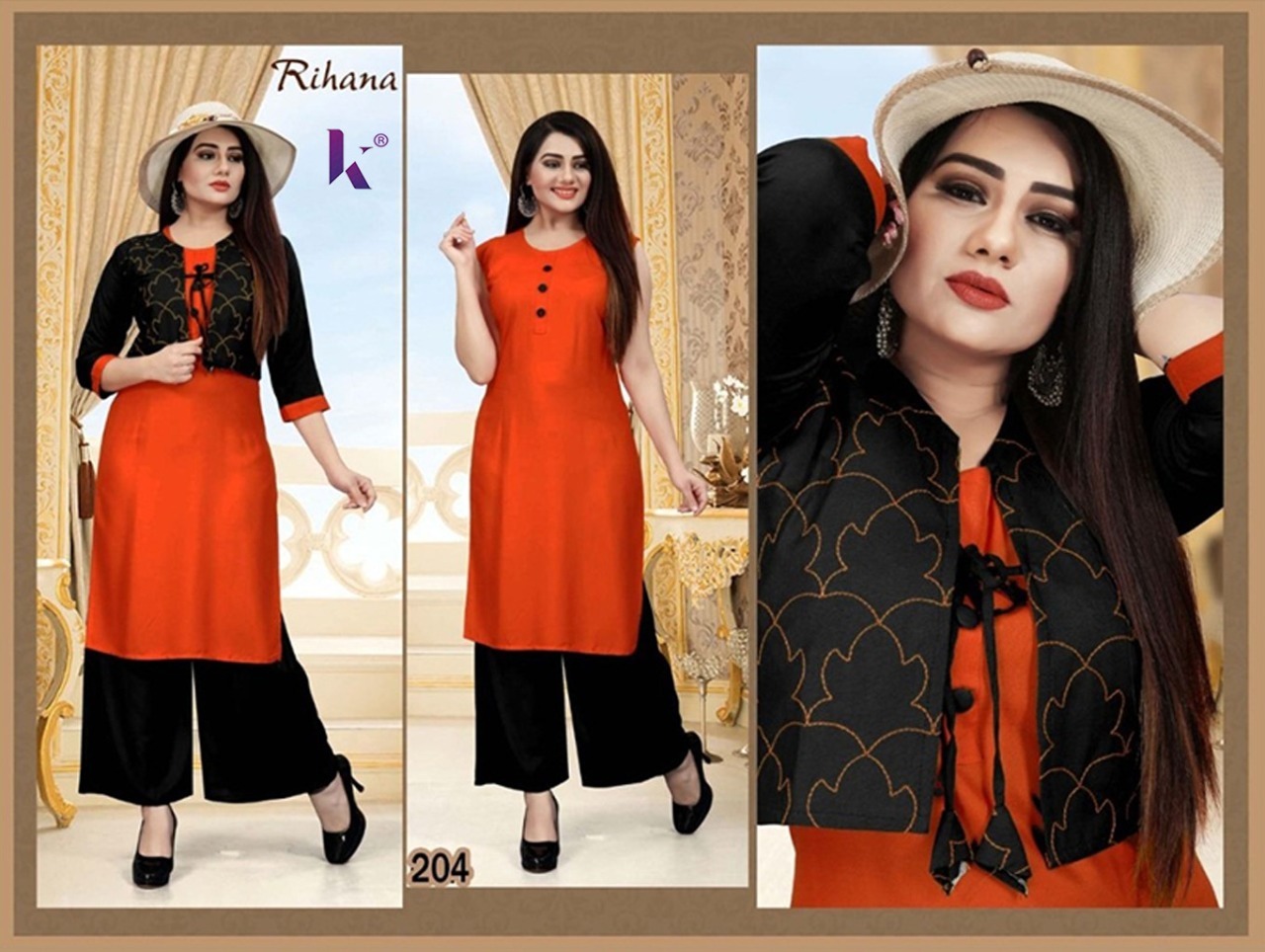 Designer Rayon Kurtis