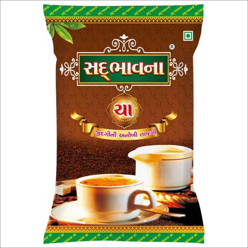 Tea Packaging Pouch - Plastic Material, Various Sizes Available, Multicolor Design - Printed Style for Enhanced Visual Appeal
