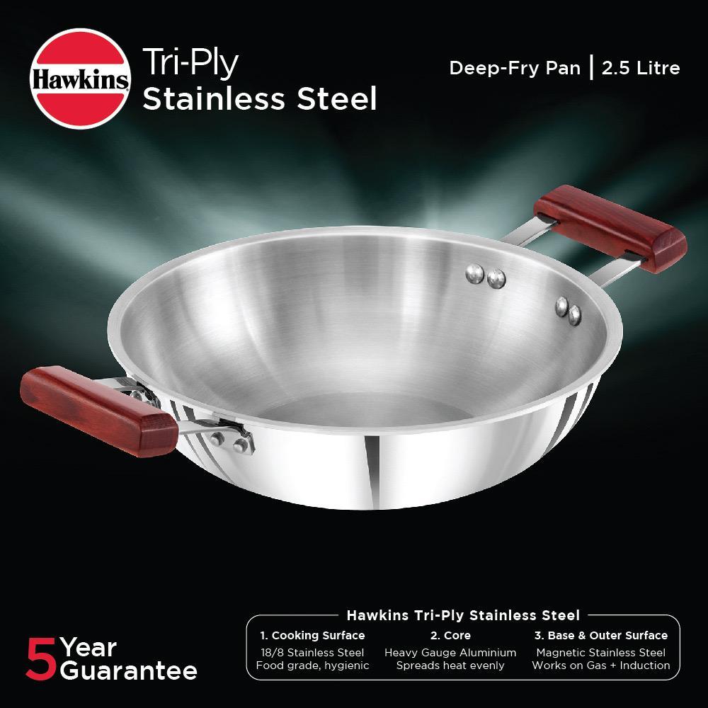 Hawkins Stainless steel Triply Cookware