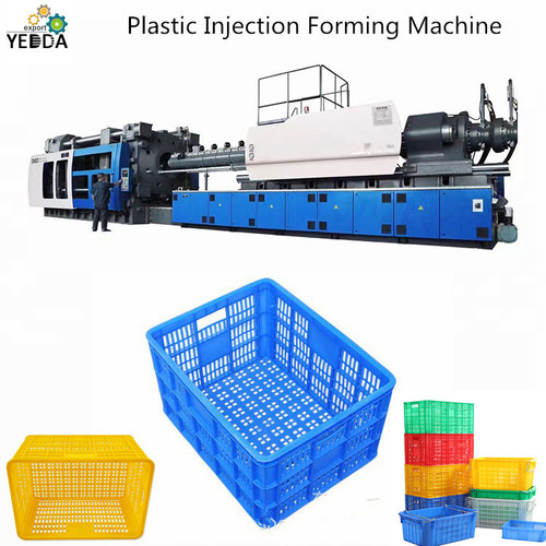 Full automatic pp plastic injection moulding forming machine