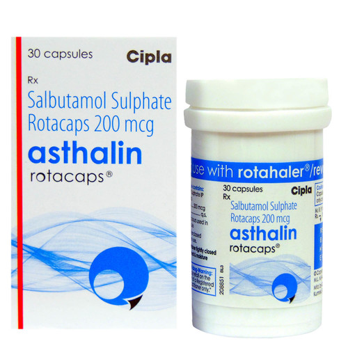 Plastic Salbutamol Sulphate Rotacaps
