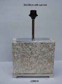 Table Lamp With Resin Inlay