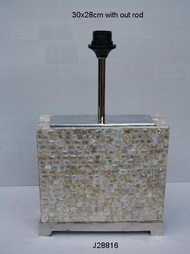 Mop Table Lamp With Mother Of Pearl Inlay
