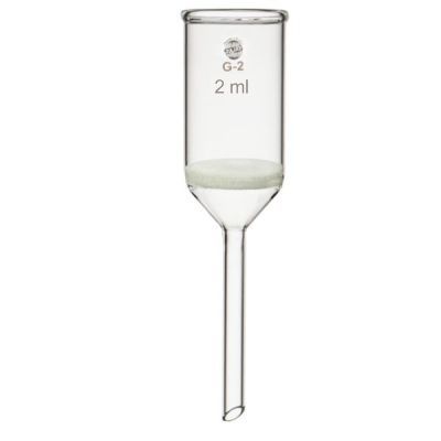 Buchner funnel with fritted disc 2 ml