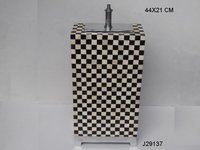 Table lamp with Bone Inlay