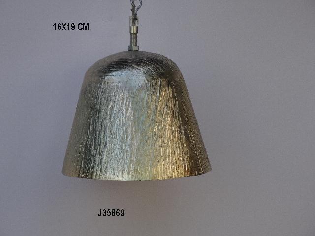 Pendant Lamp Hammered In Aluminum