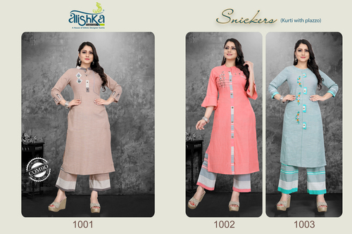 Snickers Kurti with Palazzo