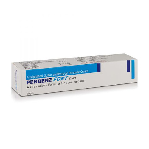 Benzoyl Peroxide & Sulphur Cream Application: Skin Care