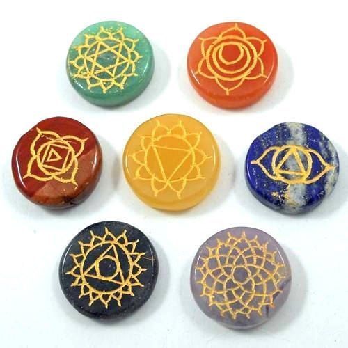 Seven Chakra Round Shape Reiki Sets