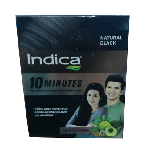 Buy Indica Powder Hair colour with Multiherbs - Black 40GM in Coimbatore