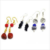 Semi Precious Gemstone Fancy Earrings Combo Set Gender: Women