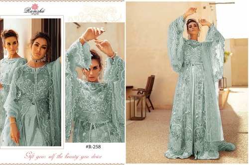 Dry Cleaning New Pakistani Heavy Embroidered Wedding Wear Salwar Suit